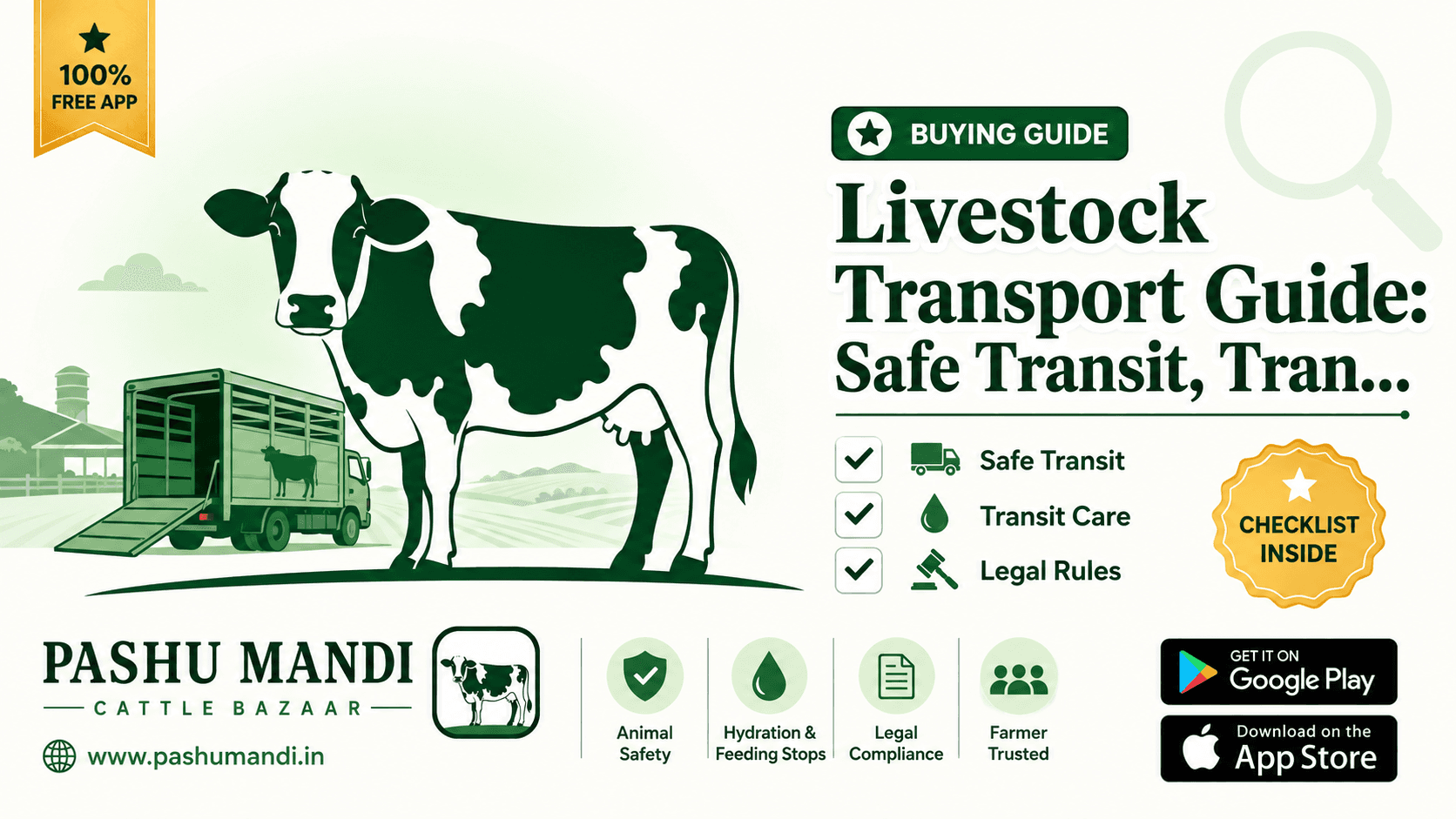 Livestock Transport Guide: Safe Transit, Transit Care, and Legal Rules for Dairy Cattle