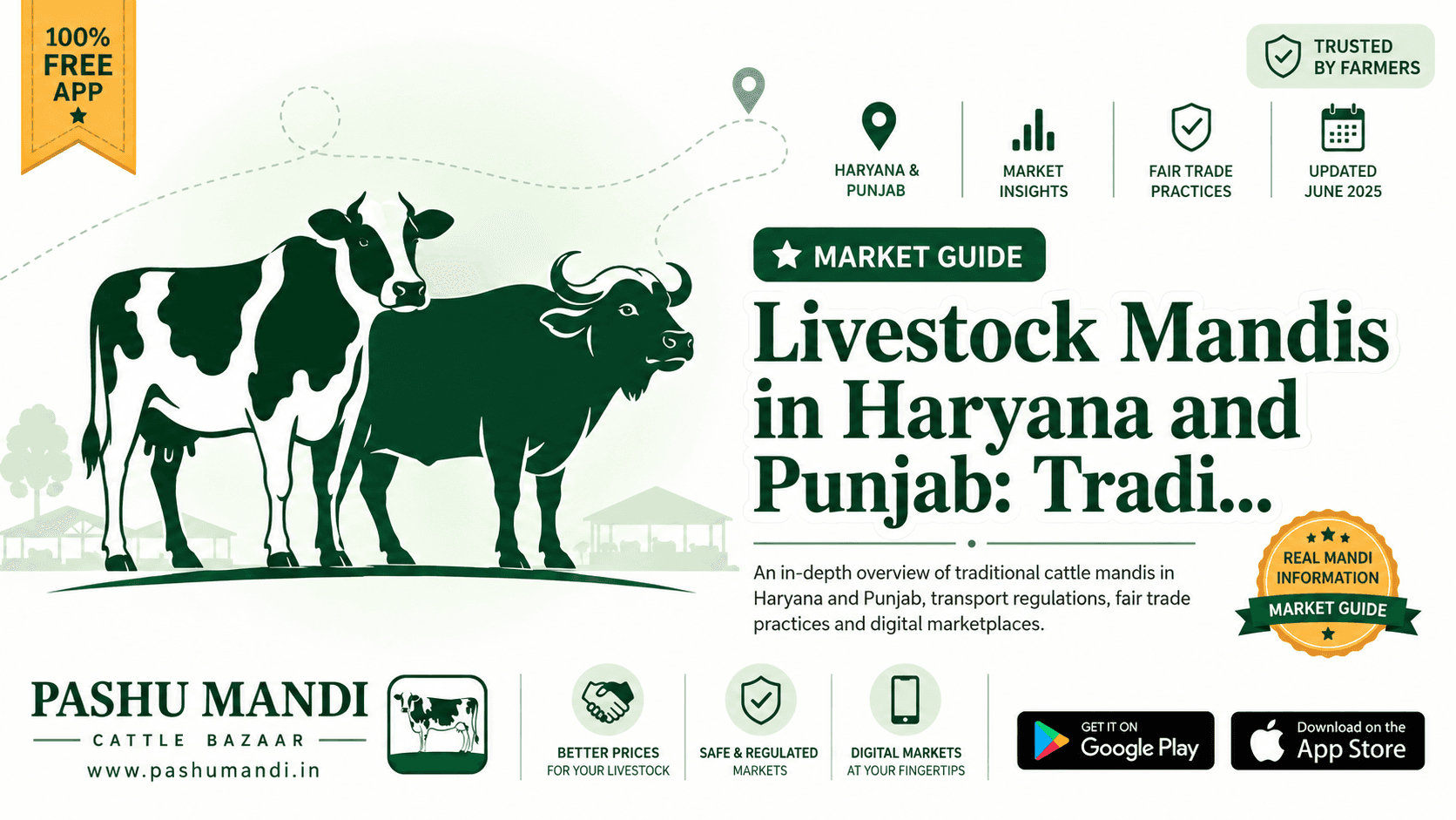 Livestock Mandis in Haryana and Punjab: Trading Traditions, Regulations, and Digital Marketplaces